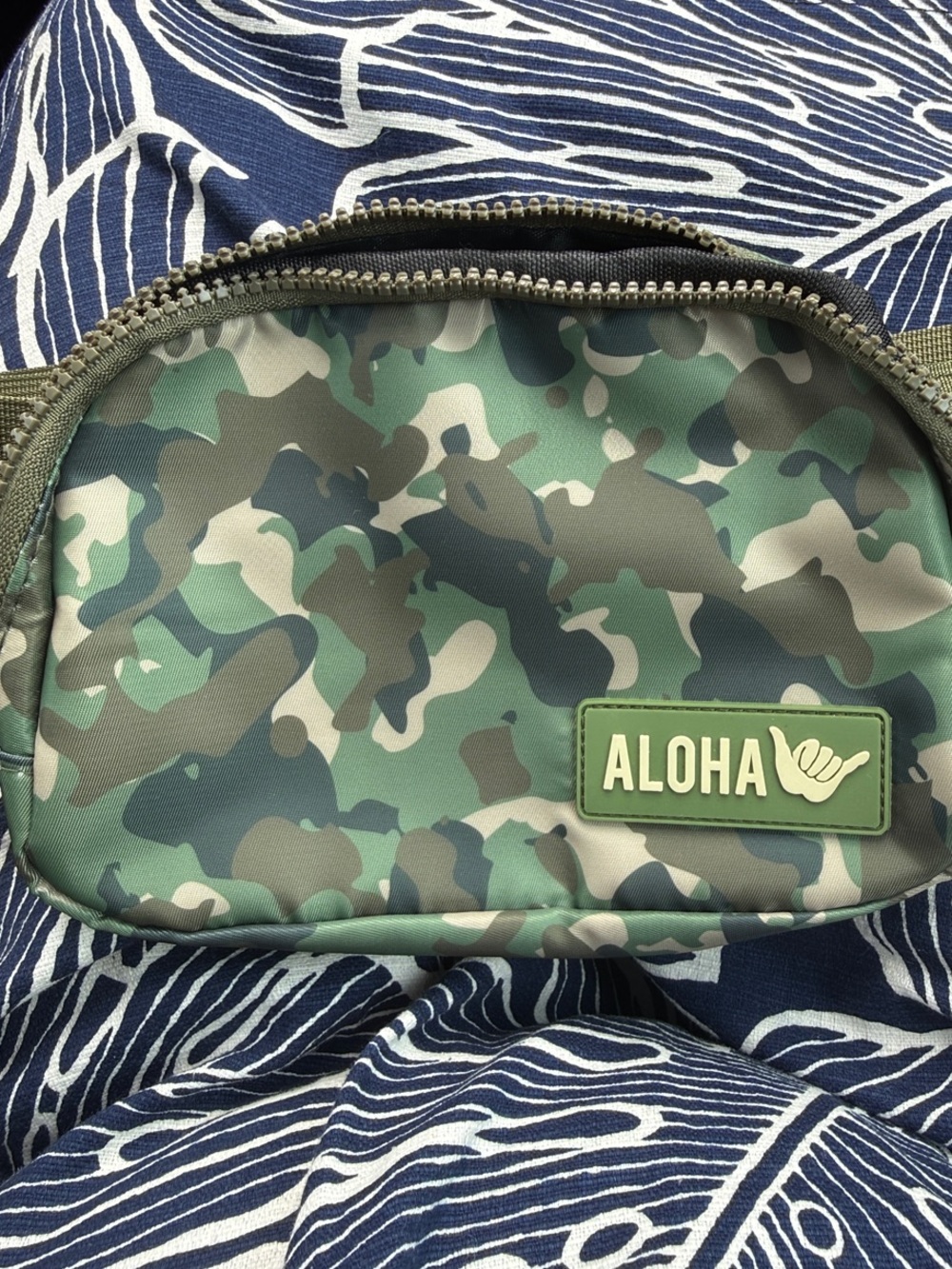 Green Camo Belt Bag ALOHA
